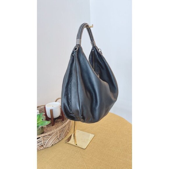 Vintage Kenneth Cole Shoulder Tote bohemia handbag Women’s black - Picture 9 of 10